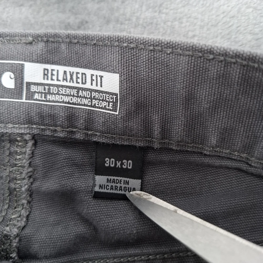 Carhartt  Rigby Rugged Flex Canvas Relaxed Fit Pants 102517 039 Men's Size 30